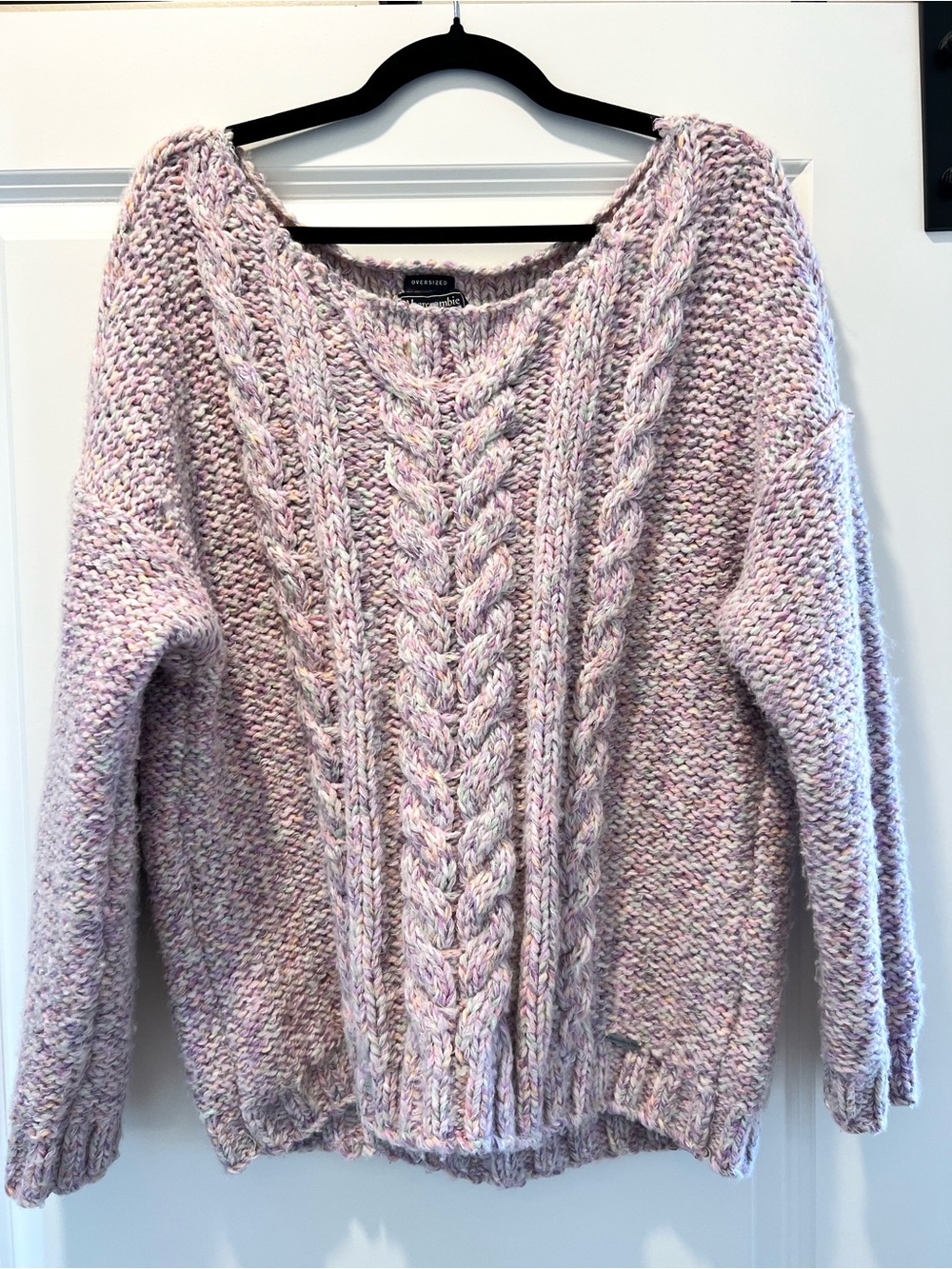 Abercrombie Fitch Cable Knit Oversized Sweater XL